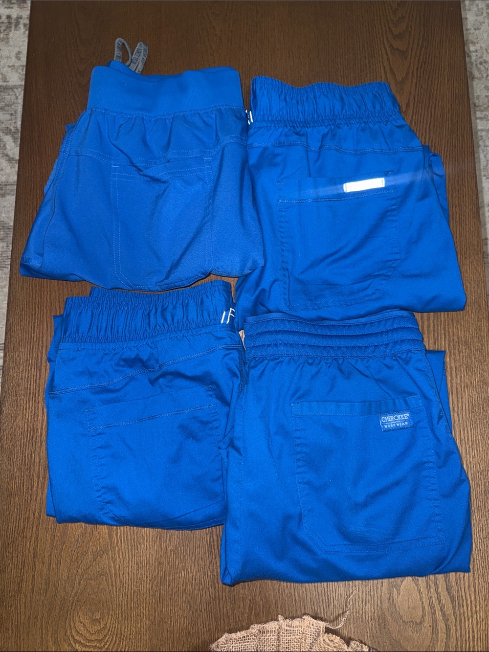 Men’s Royal Blue Jogger scrub pants bundle